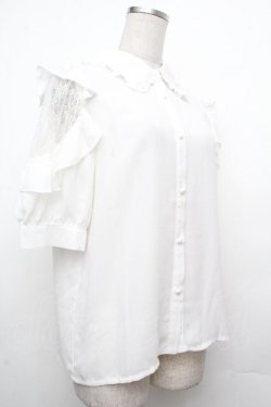 画像3: Rojita / レース切替ブラウス  白 S-26-03-23-007-LO-BL-AS-ZS