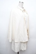 画像3: axes femme / ロングケープセットミニワンピース  オフ S-26-03-23-008-AX-OP-AS-ZS (3)