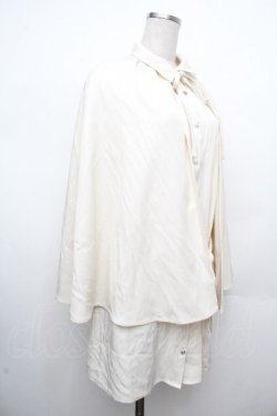 画像3: axes femme / ロングケープセットミニワンピース  オフ S-26-03-23-008-AX-OP-AS-ZS