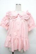 LOLITA / フリルブラウス  ピンク S-26-03-23-013-LO-BL-AS-ZS