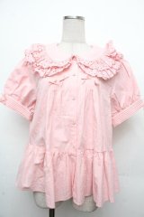 LOLITA / フリルブラウス  ピンク S-26-03-23-013-LO-BL-AS-ZS