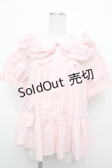 LOLITA / フリルブラウス  ピンク S-26-03-23-013-LO-BL-AS-ZS