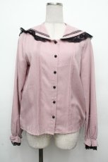 画像1: MA*RS / セーラー襟ブラウス  ピンク S-26-03-23-015-EL-BL-HR-ZS (1)