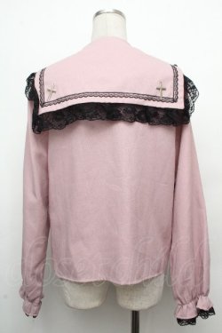 画像2: MA*RS / セーラー襟ブラウス  ピンク S-26-03-23-015-EL-BL-HR-ZS