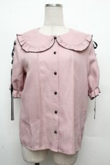 MA*RS / 袖スピンドル丸襟ブラウス  ピンク S-26-03-23-016-EL-BL-HR-ZS