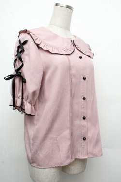 画像3: MA*RS / 袖スピンドル丸襟ブラウス  ピンク S-26-03-23-016-EL-BL-HR-ZS