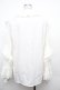 画像2: axes femme purple label / プリーツフリルブラウス  白 S-26-03-23-002-LO-BL-AS-ZS (2)