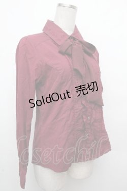 画像3: axes femme / ローズ刺繍フリルブラウス  オフ S-26-03-23-020-AX-BL-AS-ZS