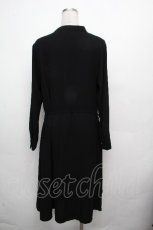 画像2: axes femme / サイドレース切替ワンピース  黒 S-26-03-23-027-AX-BL-AS-ZS (2)