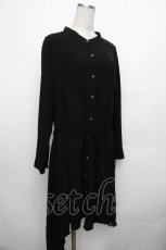 画像3: axes femme / サイドレース切替ワンピース  黒 S-26-03-23-027-AX-BL-AS-ZS (3)