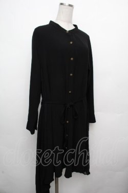 画像3: axes femme / サイドレース切替ワンピース  黒 S-26-03-23-027-AX-BL-AS-ZS