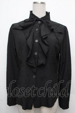 画像1: LOLITA / フリルブラウス  黒 S-26-03-23-028-LO-BL-AS-ZS