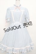 Hoshibako Works / ベルスーズリボン刺繍ワンピース  サックス S-26-03-23-031-LO-OP-AS-ZS