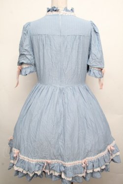 画像2: Hoshibako Works / ベルスーズリボン刺繍ワンピース  サックス S-26-03-23-031-LO-OP-AS-ZS