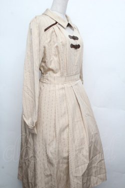 画像3: axes femme / ベルトディティールワンピース  オフ S-26-03-23-032-AX-OP-AS-ZS