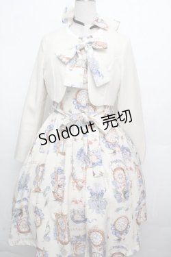 画像1: Forest Wardrobe / 永遠のエコー半袖ワンピース+ジャケットセット  アイボリー S-26-03-23-033-LO-OP-HR-ZS