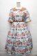 画像1: axes femme kawaii / お菓子の家柄ワンピース  ミント S-26-03-24-001-AX-BL-HR-ZS (1)