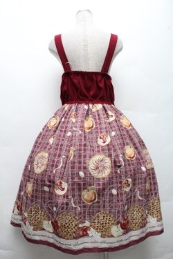 画像2: axes femme POETIQUE / アップルパイレースアップワンピース M 赤 S-26-03-24-003-AX-OP-TE-ZS