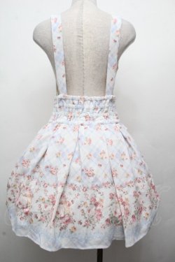 画像2: LIZ LISA / フラワー＆チェック柄ジャンスカ  サックス S-26-03-24-028-LO-OP-HR-ZS