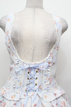 画像4: LIZ LISA / フラワー＆チェック柄ジャンスカ  サックス S-26-03-24-028-LO-OP-HR-ZS