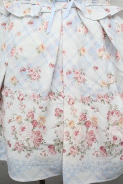 画像5: LIZ LISA / フラワー＆チェック柄ジャンスカ  サックス S-26-03-24-028-LO-OP-HR-ZS