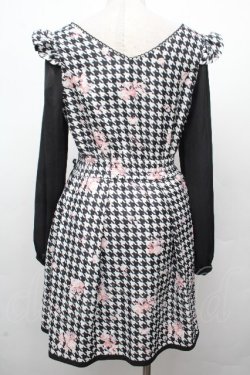 画像2: LIZ LISA / 千鳥花柄ワンピース 0 黒 S-26-03-24-031-LO-OP-SZ-ZS