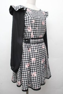 画像3: LIZ LISA / 千鳥花柄ワンピース 0 黒 S-26-03-24-031-LO-OP-SZ-ZS