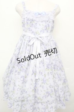 画像1: Angelic Pretty / Dramatic Rose SpecialジャンパースカートSet  ラベンダー S-26-03-24-038-AP-OP-SZ-ZS