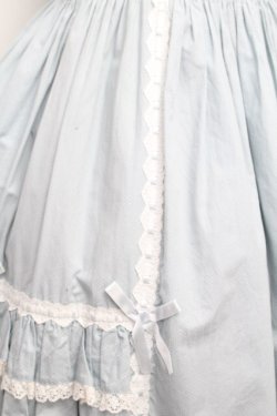 画像5: metamorphose / 裾フリルジャンパースカート（水玉）  サックス S-26-03-24-039-ME-OP-HR-ZS