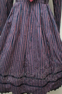 画像5: Angelic Pretty / Universityワンピース  紺ｘ赤 S-26-03-24-041-AP-OP-AS-ZS
