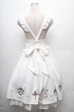 画像2: Amavel / Sacred Heart Rosaryジャンパースカート  白 S-26-03-24-044-CA-OP-HR-ZS