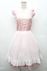 Amavel / Jerryfish Aquariumジャンパースカート  ピンク S-26-03-24-045-CA-OP-HR-ZS