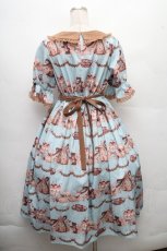 画像2: axes femme kawaii / お菓子の家柄ワンピース  ミント S-26-03-24-001-AX-BL-HR-ZS (2)