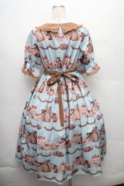 画像2: axes femme kawaii / お菓子の家柄ワンピース  ミント S-26-03-24-001-AX-BL-HR-ZS