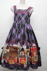 ALICE and the PIRATES / Nostalgic Gift〜くるみ割り人形と大切な想い出〜ジャンパースカートII  パープル S-26-03-24-047-PA-OP-SA-ZS