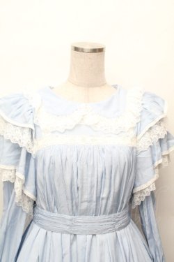 画像4: Hoshibako Works / リリアンヌ姉妹 ワンピース(ショート丈)  サックス S-26-03-24-048-LO-OP-HR-ZS