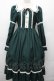 画像1: ALICE and the PIRATES / Bat Maidワンピース  グリーン S-26-03-24-050-PA-OP-AS-ZS (1)