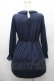 画像2: axes femme / /デコルテレース切替ワンピース  紺 S-26-03-24-007-AX-TO-HR-ZS (2)