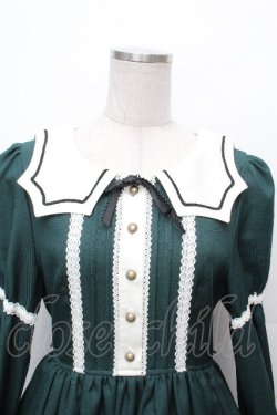 画像4: ALICE and the PIRATES / Bat Maidワンピース  グリーン S-26-03-24-051-PA-OP-AS-ZS