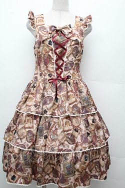 画像1: ALICE and the PIRATES / Memory frame of royal crownジャンパースカートI型  ピンク S-26-03-24-052-PA-OP-HR-ZS