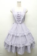 axes femme / プチリボンジャンパースカート M ラベンダー S-26-03-24-008-0-OP-AS-ZS