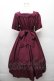 画像2: axes femme kawaii / エレガントドールワンピース M ワイン S-26-03-24-010-AX-OP-AS-ZS (2)