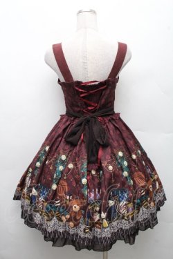 画像2: axes femme kawaii / キャロルナイトワンピース  ワイン S-26-03-24-011-AX-OP-AS-ZS