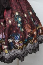 画像3: axes femme kawaii / キャロルナイトワンピース  ワイン S-26-03-24-011-AX-OP-AS-ZS (3)