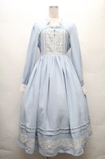 画像1: axes femme kawaii / プランタンワンピース M サックス S-26-03-24-012-AX-OP-AS-ZS (1)