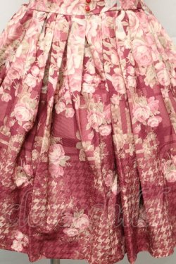 画像5: LIZ LISA / チェック×花柄ジャンスカ  ボルドー S-26-03-24-022-LO-OP-HR-ZS