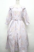 LIZ LISA / イノセントフラワー柄ワンピース  ラベンダー S-26-03-24-023-LO-OP-HR-ZS