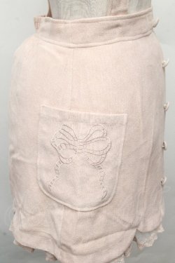 画像4: LIZ LISA / リボン刺繍ポケットスカート  ピンク S-26-03-24-024-LO-SK-AS-ZS