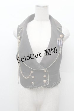 画像1: Amavel / Royal Princeの勲章ベスト  黒 S-26-03-28-035-CA-JA-AS-ZS