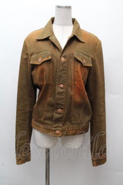 画像1: Jean Paul GAULTIER / デニムジャケット 48 ブラウン系 S-26-03-28-036-GO-JA-TE-ZS